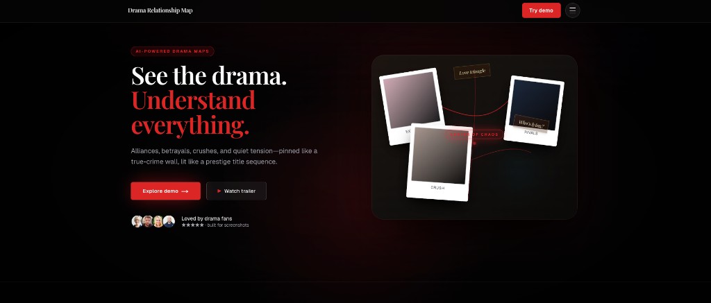 Drama Relationship Map